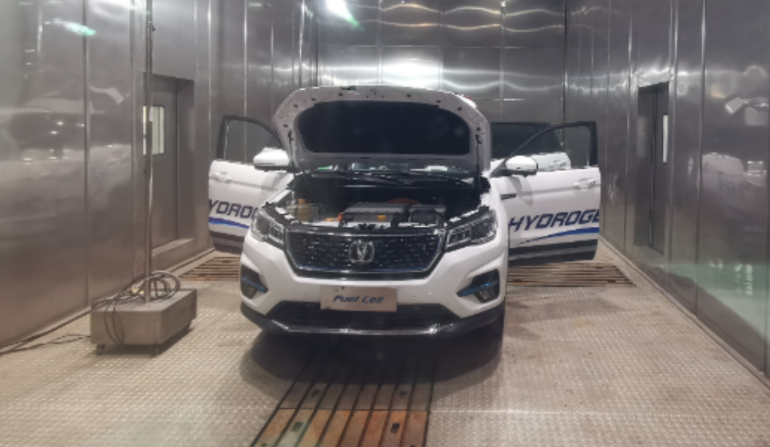 重庆哈丁环境整车试验箱设备助力-30℃冷启，国内首款SUV氢燃料车成功测试